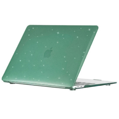 Чехол-накладка для MacBook Pro 13" (2016-2020, М1) Pine Green Glitter Чехол-накладка для MacBook Pro 13" (2016-2020, М1) Pine Green Glitter